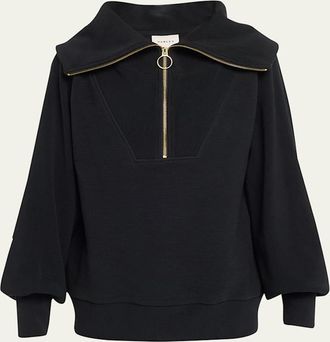Varley Vine Oversized 1/2-Zip Pullover Sweatshirt