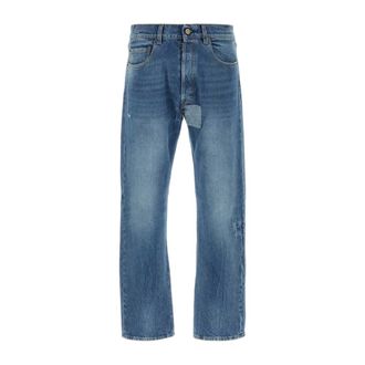 Maison Margiela Heren, Jeans, Blauw, Maat: W32 Katoen