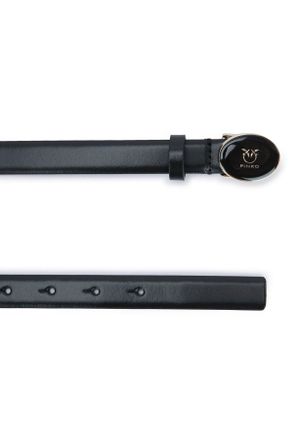Pinko Womens Round Enamel H2 Belt.low Z99l Cinture