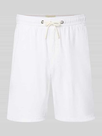 Blend Shorts aus Leinen-Viskose-Mix Modell MALVIN in Offwhite, Gr&ouml;&szlig;e 3XL