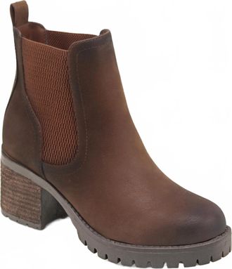 Mia Womens Jonna Pull On Boot In Cognac