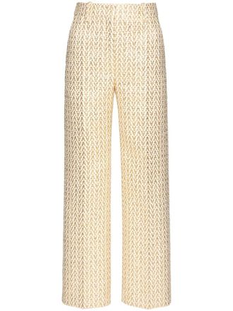Valentino Garavani Optical trousers - Gold