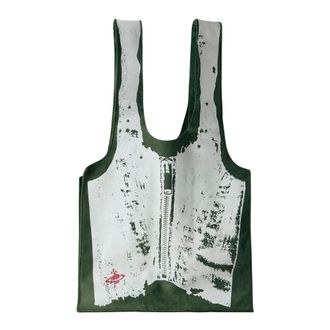 Vivienne Westwood Abstract Print Tote Bag - Dames - Tassen - Groen - Maat: ONE Size
