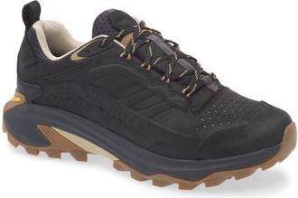 Merrell Moab Speed 2 Low Top Hiking Shoe in Black at Nordstrom, Size 7.5