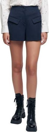 Maje Lillie Flap Pocket Shorts in Marine at Nordstrom Rack, Size 3 (Fits Like 8 Us) / 40 Eu