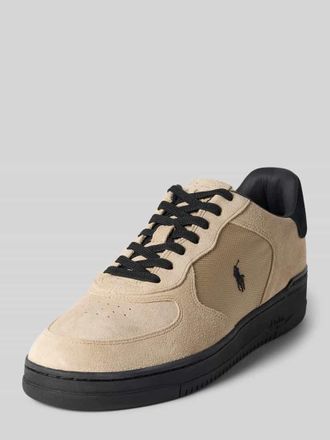 Polo Ralph Lauren Sneaker aus reinem Leder mit Logo-Detail in Black, Gr&ouml;&szlig;e 40