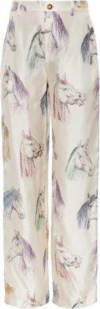 Moschino Mujer, Pantalones, Beige, Talla: XS