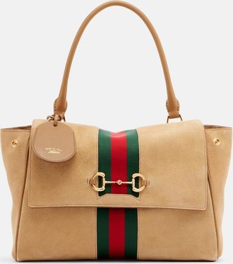 Gucci Paparazzo Medium suede top-handle bag