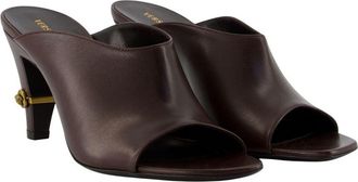 Versace Womens T.80 Heel Brown Lambskin