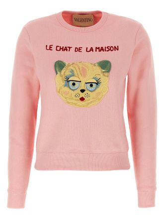 Valentino Garavani Womens Le Chat De La Maison Sweatshirt