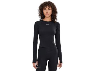 Craft Hypervent Tight Long Sleeve Womens T Shirt Black : LG, Elastane/Polyester