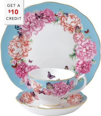 Royal Albert Miranda Kerr For Royal Albert Miranda Kerr Teacup & Plate Set With $10 Credit