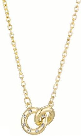 Adornia Cubic Zirconia Link Pendant Necklace in Gold at Nordstrom Rack