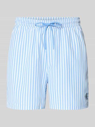 Calvin Klein Underwear Regular Fit Shorts mit Logo-Print in Hellblau, Gr&ouml;&szlig;e XXL