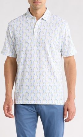 Tommy Bahama Big & Tall Emfielder IslandZone Cocktail Polo in White at Nordstrom, Size Xxx-Large