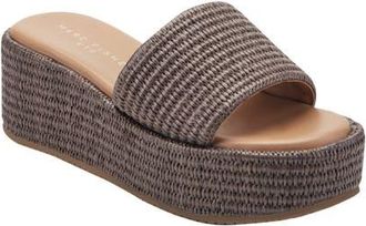 Marc Fisher Daylin Platform Sandal in Medium Brown at Nordstrom, Size 5.5