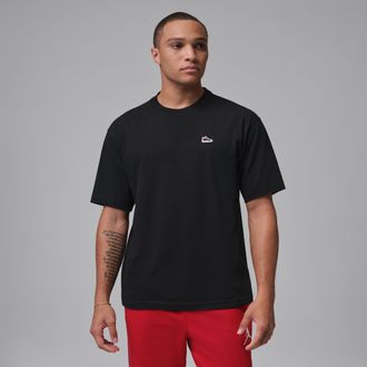 Nike Jordan Mens Jordan Sneaker Patch T-Shirt in Black | IF3107-010