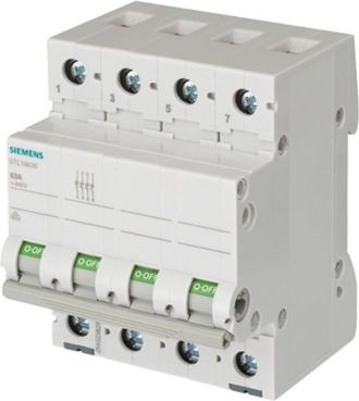 SIEMENS Interruptor Off Siemens 63a 4 Polos 440vca 5tl14630