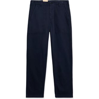 Fortela Newfatigue Cotton Fatigue Trousers in Blue at Nordstrom, Size 30 Eu