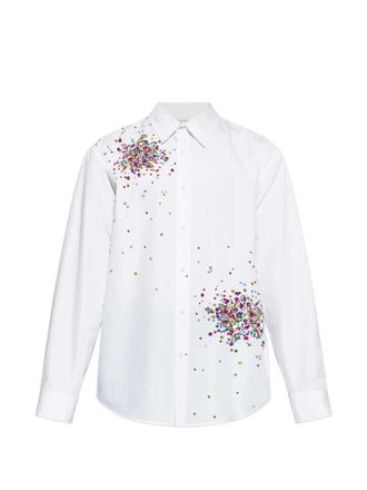 Dries Van Noten Overhemd 00910 Caper Emb 3293 M.W. Shirt