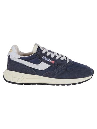 Autry Reelwind Low Nylon Leather Sneakers