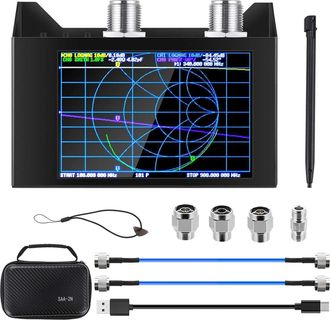 OEM Analizador De Redes Vectoriales Nanovna Saa-2n V2.2, 50 Khz-3 Ghz, Pantalla T&aacute;ctil De 4, Analizador De Antenas Hf, Vhf Y Uhf Para Radioaficionados Con