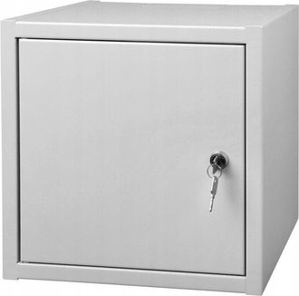 OEM Armario 10 6u (11-184-01). Puertas Met&aacute;licas. Lateral Ral 7035 Semimate. Bisagra Ajustable Rack