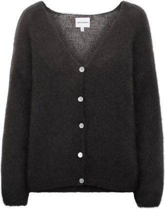 Americandreams Cornelia LS Cardigan - Dames - Vesten - Zwart - L - Wol - Truien & Vesten