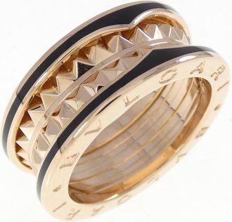 Bulgari Pink Gold (18K) Ceramic Band Ring (Pre-Owned)