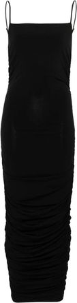 Michael Kors Zwarte Elegante Jurk voor Vrouwen - Dames - Maxi kleedjes - Zwart - M - Polyester - Kleedjes