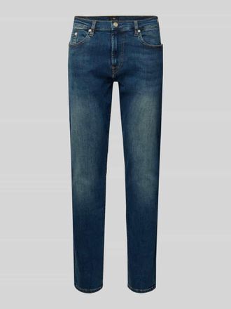 Paul Smith Tapered Fit Jeans im Used-Look in Jeansblau, Gr&ouml;&szlig;e 38/32