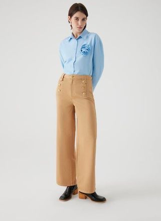 Exquise Aleron Denim Pants in Camel at Nordstrom, Size Xx-Large