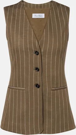 Max Mara Striped vest