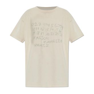 Maison Margiela Mujer, Camisetas, Beige, Talla: S