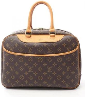 Louis Vuitton Pre-owned Handbags, female, Brown, Size: ONE SIZE Pre-owned Canvas Handbag