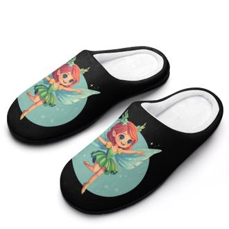 Generic Fairy Girl Womens Slippers Warm House Slippers Indoor House Shoes with Anti-Skid Rubber Sole