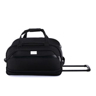 Isaac Mizrahi New York Movi 20 Inch Carry-On Softside Rolling Duffel Travel Bag with Telescopic Handle