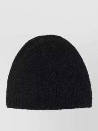Dries Van Noten alpaca wool ribbed beanie