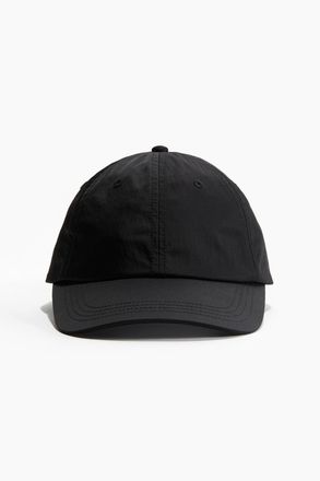 H&M Cap aus Baumwolltwill - Schwarz