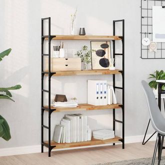 Berkfield Home Floating Shelves 3 pcs 100x20x4 cm Oil Finished Solid Wood Acacia in Brown | Size: 100 x 20 x 4 cm