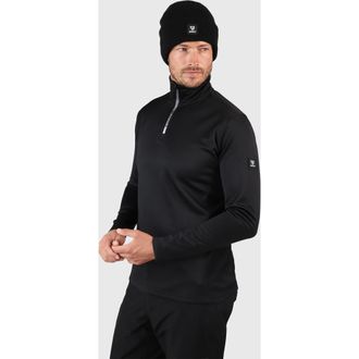 Brunotti Fleecepullover BRUNOTTI Heros Men Fleece, Herren, Gr. L, schwarz, Obermaterial: 85% Polyester, 15% Elasthan, sportlich, Sweatshirts Fleecepullover