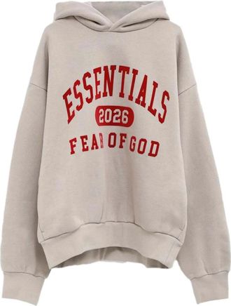 Fear of God Classic Hoodie - Heren - Hoodies - Grijs - M - Katoen - Hoodies & sweatvesten