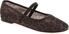 Madewell The Greta Leopard Mesh Ballet Flat in Light Chestnut Multi at Nordstrom Rack, Size 10.5