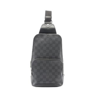 Louis Vuitton Pre-owned Avenue Damier Graphite Waist Bag - Heren - Pre-owned - Grijs - Maat: ONE Size Leer