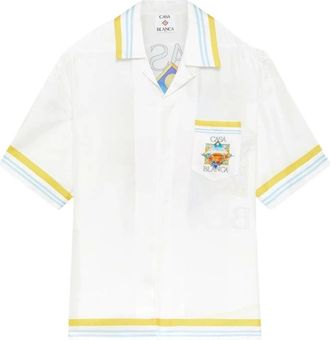 Casablanca Hombre, Camisas, Blanco, Talla: S