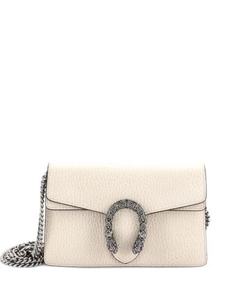 Gucci Dionysus Bag Leather Super Mini clutch bag - Beige