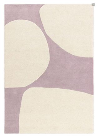 Novatrend Alfombra moderna de lana sal&oacute;n rosa 160x230 cm