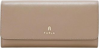 Furla Camelia Continental Portemonnee - Dames - Portefeuilles - Beige - ONE Size - Leer - Accessoires