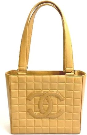 Chanel Pre-owned Leather chanel-bags - Dames - Vintage Shopper - Bruin - ONE Size - Vintage