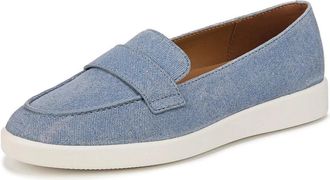 Naturalizer Karis Loafers Womens Blue Denim Moc Toe Slip On Shoes HTAT1812